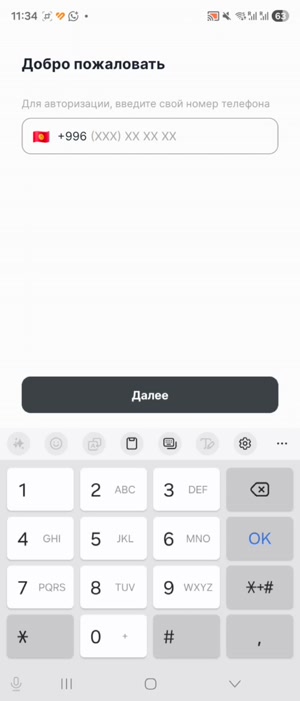 Шаг 3: Выберите таксопарк DriverPRO KG